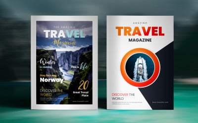 Travel Magazine Template Layout