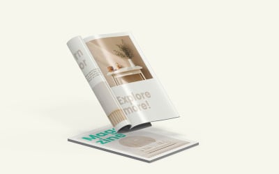 Magazine mockup psd mall Vol 11