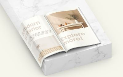 Magazine mockup psd template Vol 04