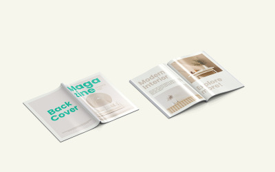 Magazine mockup psd template Vol 07