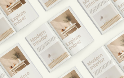 Magazine mockup psd template Vol 12