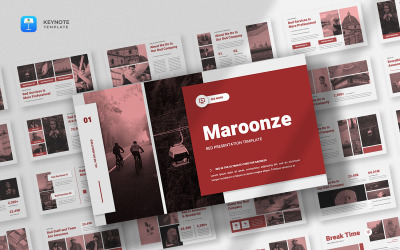 Maronze - Modello Keynote rosso