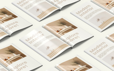 Modèle psd de maquette de magazine Vol 14