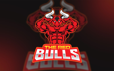 Diseño de logotipo de mascota – The Red Bull