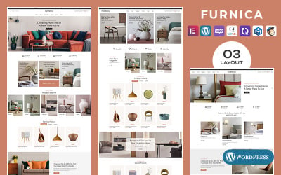 Furnica - tema responsivo WooCommerce para decoração de casa, móveis, arte e artesanato