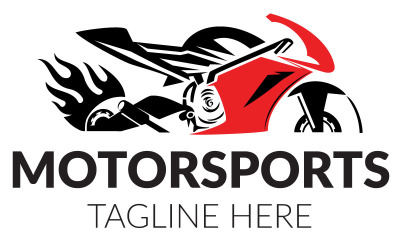 Modello logo sport motoristici