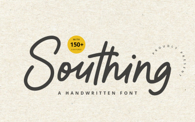 Southing: carattere scritto a mano