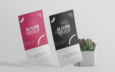 DL flyer mockup template Vol 10