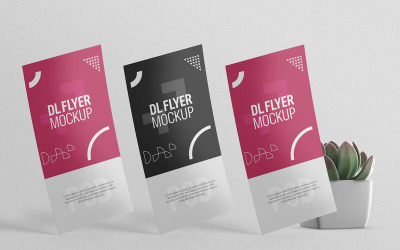 DL flyer mockup template Vol 11