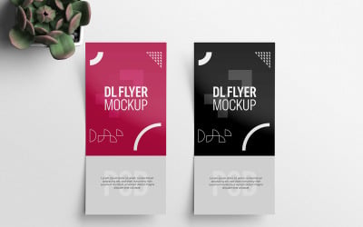 DL flyer mockup template Vol 13