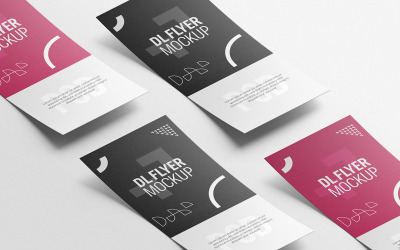 DL flyer mockup template Vol 16
