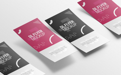 DL flyer mockup template Vol 17