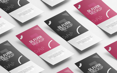DL flyer mockup template Vol 18