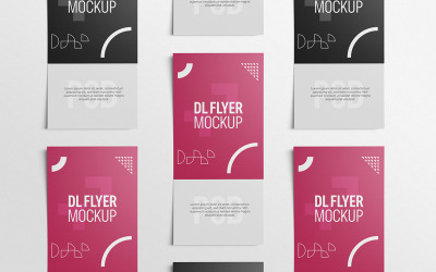 DL flyer mockup template Vol 20