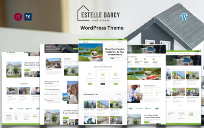 Естель Дарсі – тема WordPress із нерухомістю та агентом