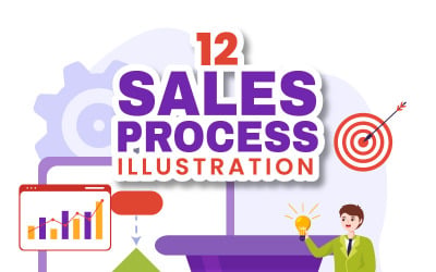 12 Illustration av försäljningsprocessen