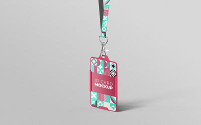 ID Card Mockup PSD Template Vol 01
