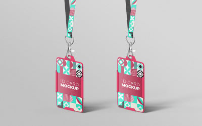ID Card Mockup PSD Template Vol 02