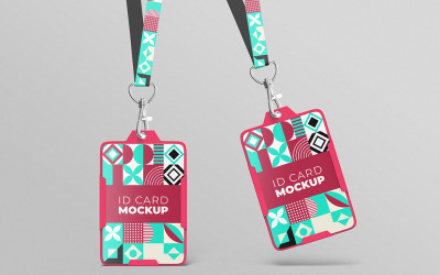 ID Card Mockup PSD Template Vol 06