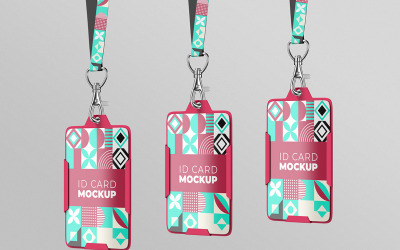 ID Card Mockup PSD Template Vol 09