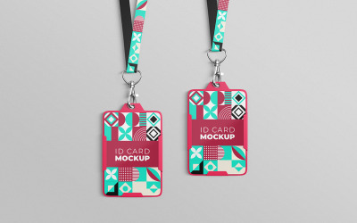 ID Card Mockup PSD Template Vol 11