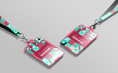 ID Card Mockup PSD Template Vol 15