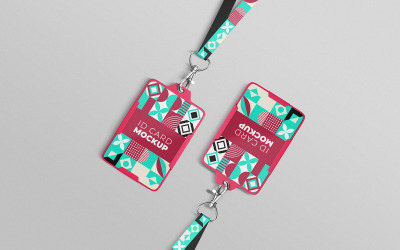 ID Card Mockup PSD Template Vol 18