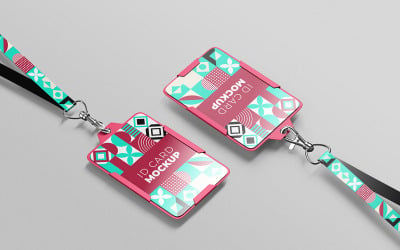ID Card Mockup PSD Template Vol 19