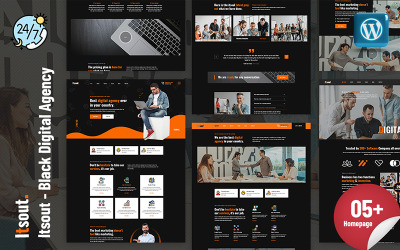 Itsout - Tema WordPress da Agência Digital Negra