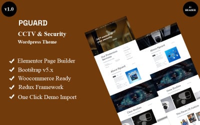 Pguard - CCTV &amp;amp; Security Wordpress Theme