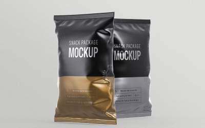 Snack Package Mockup PSD Template Vol 06