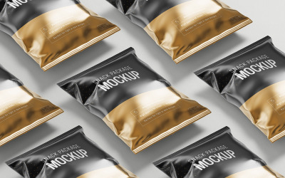 Snack Package Mockup PSD Template Vol 18