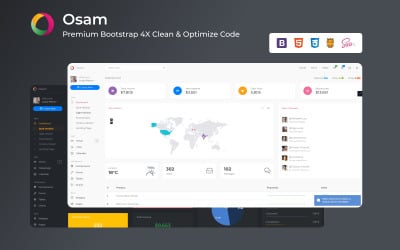 Medical and Property Management Admin Template: Osam - Simplify Your Workflow
