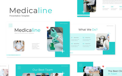 Medicaline - Modello PowerPoint medico