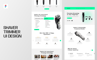 Shaver Trimmer UI designmall
