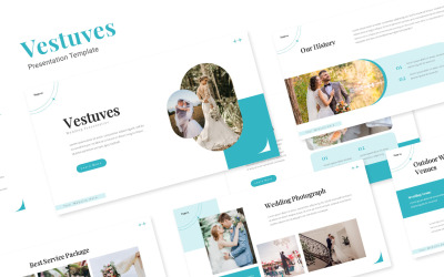 Vestuves - PowerPoint-sjabloon voor bruiloften