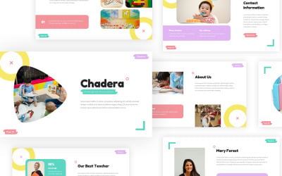 Чадера – шаблон Google Slides для дитячого садка