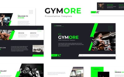 Gymore – GYM Keynote sablon