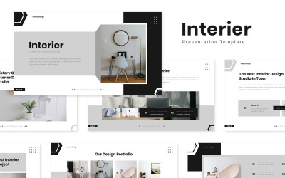 Interier – Google Slides-Vorlage für den Innenbereich