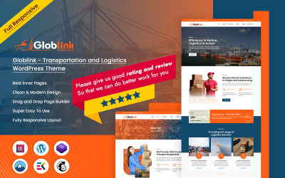 Globlink – Ingyenes szállítás és logisztika ingyenes WordPress téma