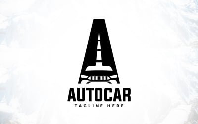 Lettre A, marque automobile, conception de logo de voiture