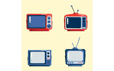 Retro TV Illustration
