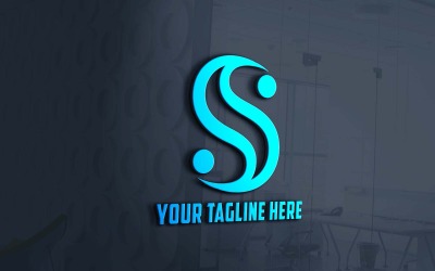S en S brief logo ontwerp 17