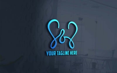 S ve S Harfi Logo Tasarımı 1