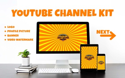 Шаблон комплекта для брендинга канала YouTube