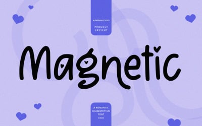Magnetic - Handwritten Font