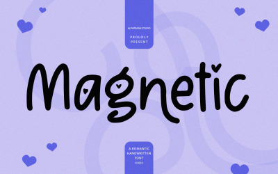 Magnetisk - handskrivet teckensnitt