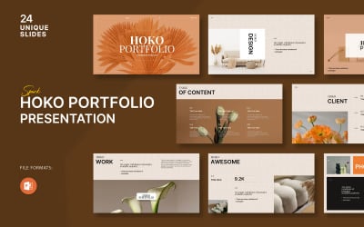 Hoko Portföy PowerPoint Şablonu