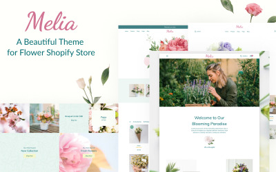 Melia - 鲜花店的 Shopify 主题