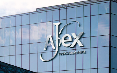 Modello di progettazione del logo aziendale Apex